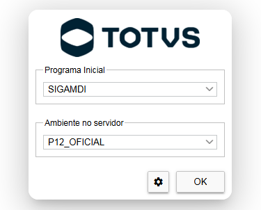 Ambiente P12_OFICIAL no TOTVS