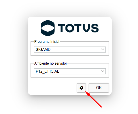 Tela de habilitacao do WebAgent no Protheus